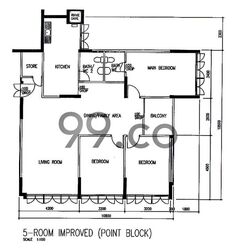Blk 103 Jurong East Ville (Jurong East), HDB 5 Rooms #445308791